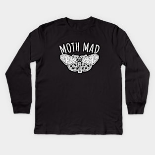 Moth Mad Kids Long Sleeve T-Shirt